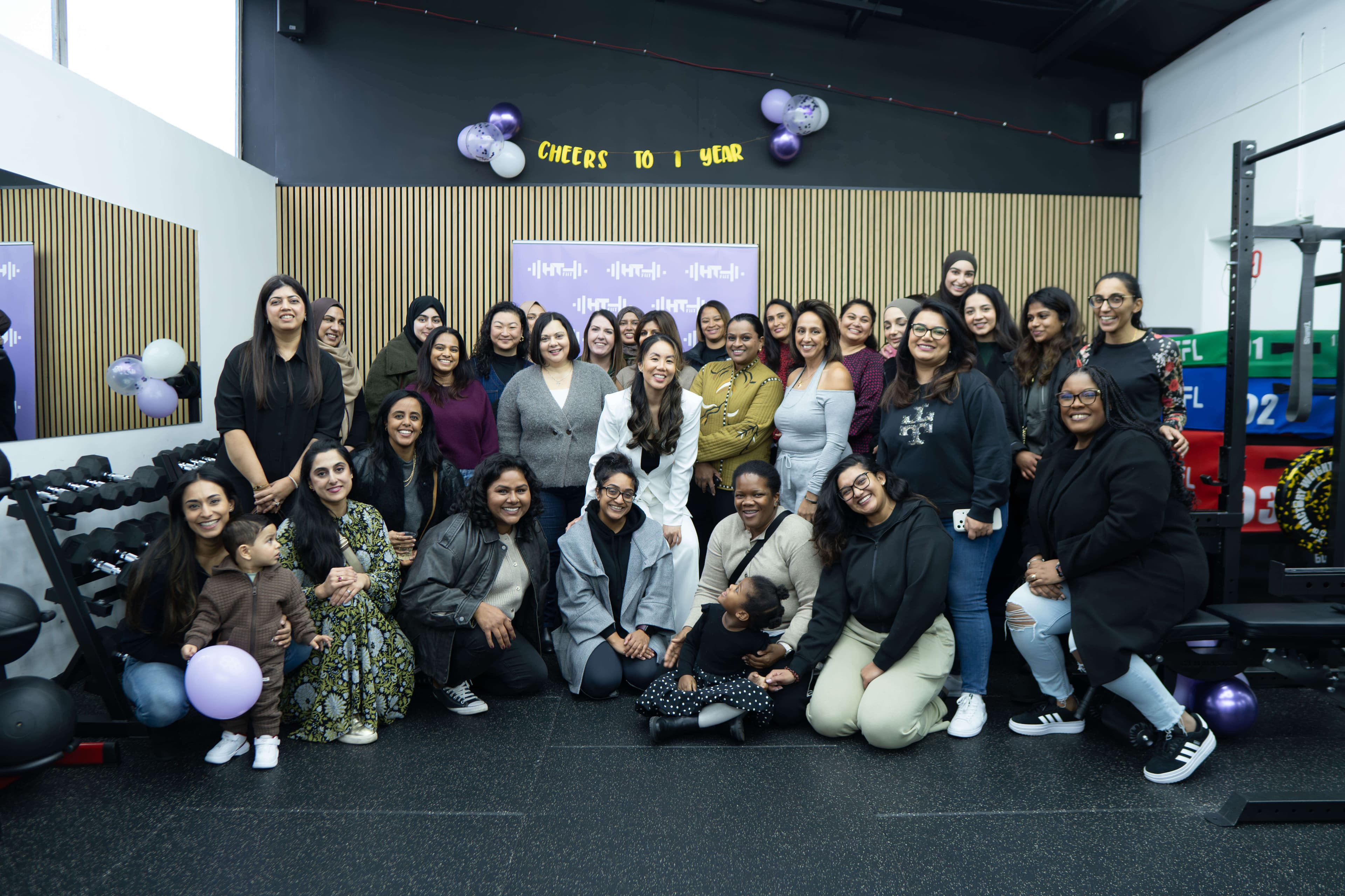 Women training together at HT FIIT Studio